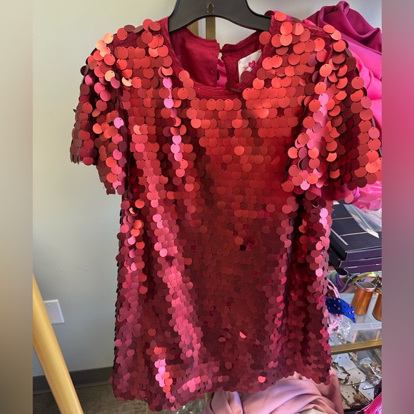Buddy Love Sequin Maroon Dress - Picture 2 of 3